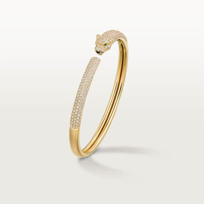 [Renovia Jewelry]PANTHERE FULL DIAMOND OPEN BRACELET