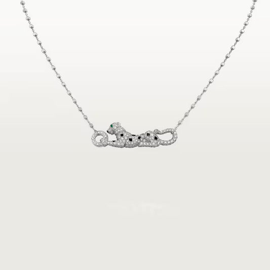 [Renovia Jewelry]PANTHERE PAVED DIAMOND NECKLACE