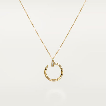 [Renovia Jewelry]JUSTE NECKLACE HALF DIAMOND