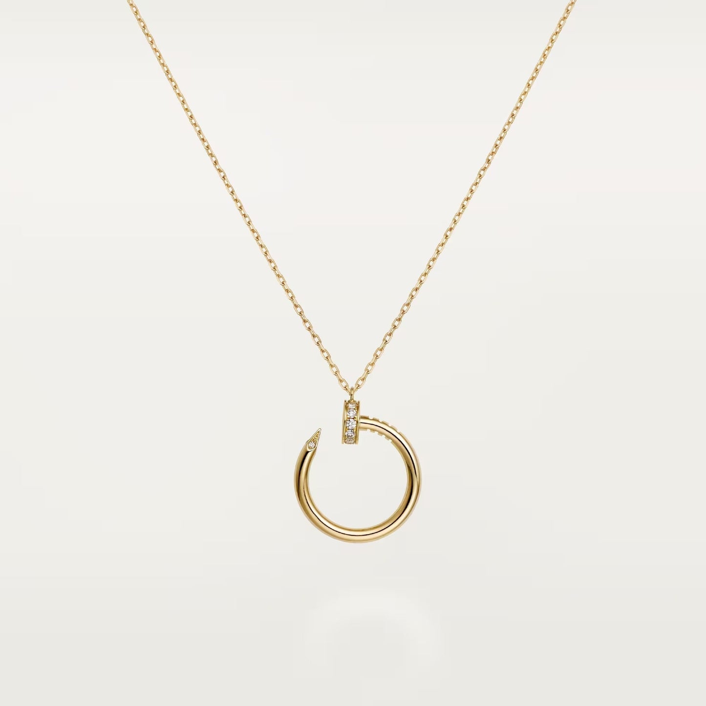 [Renovia Jewelry]JUSTE NECKLACE HALF DIAMOND