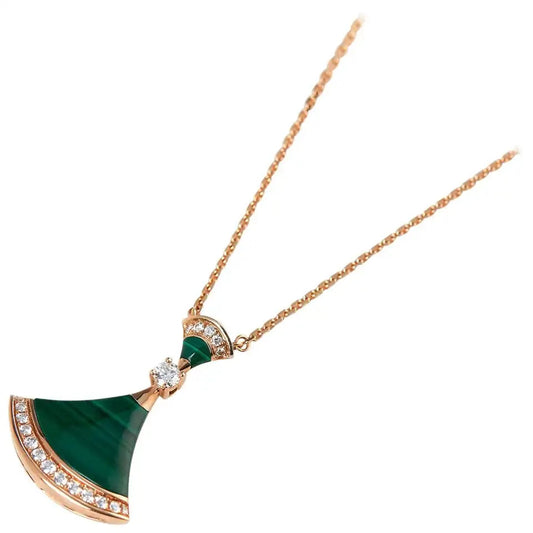 [Renovia Jewelry]DREAM NECKLACE MALACHITE DIAMOND