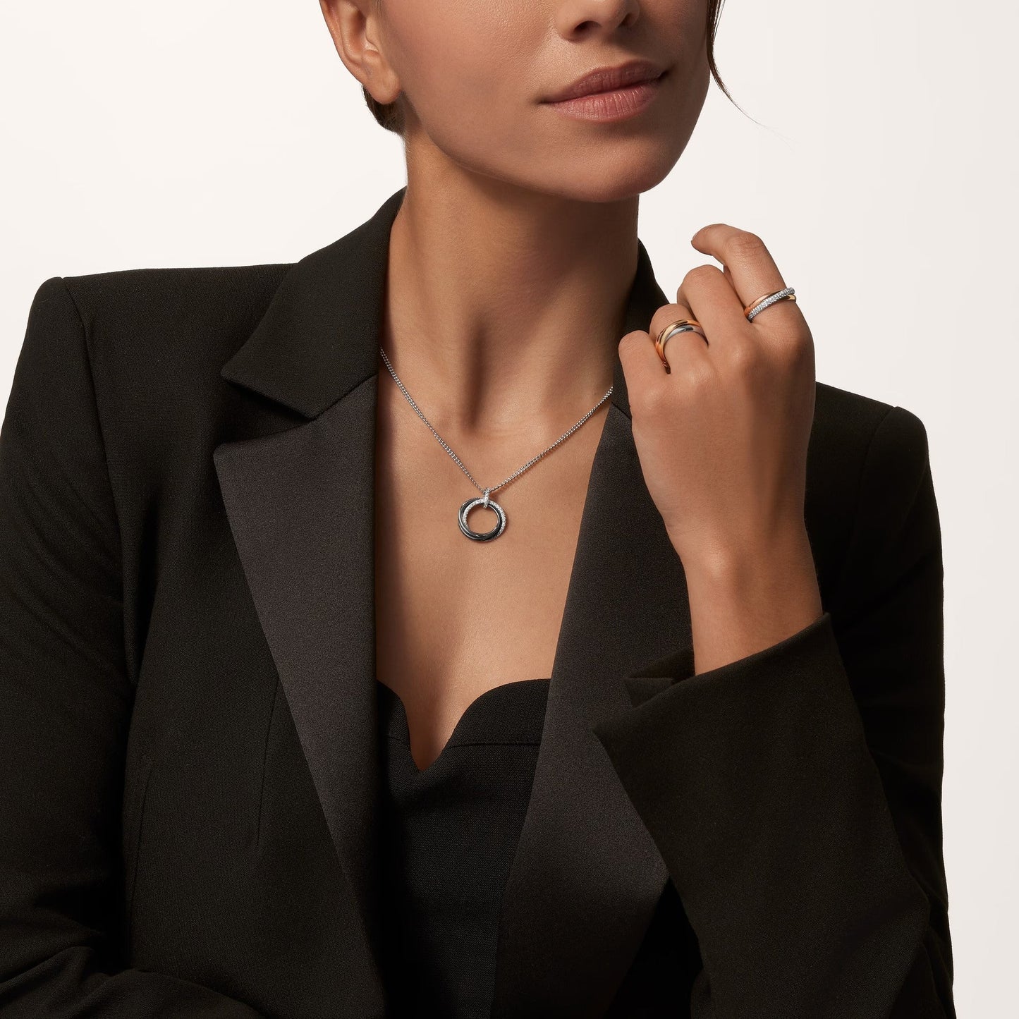 [Renovia Jewelry]TRINITY CERAMIC NECKLACE