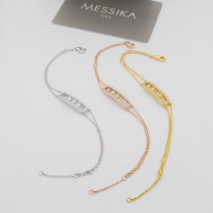 [Renovia Jewelry] Move Classique pavé bracelet
