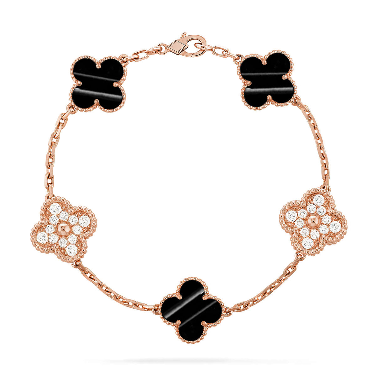[Renovia Jewelry] CLOVER 5 MOTIF PULSAR STONE BRACELET COLLECTION