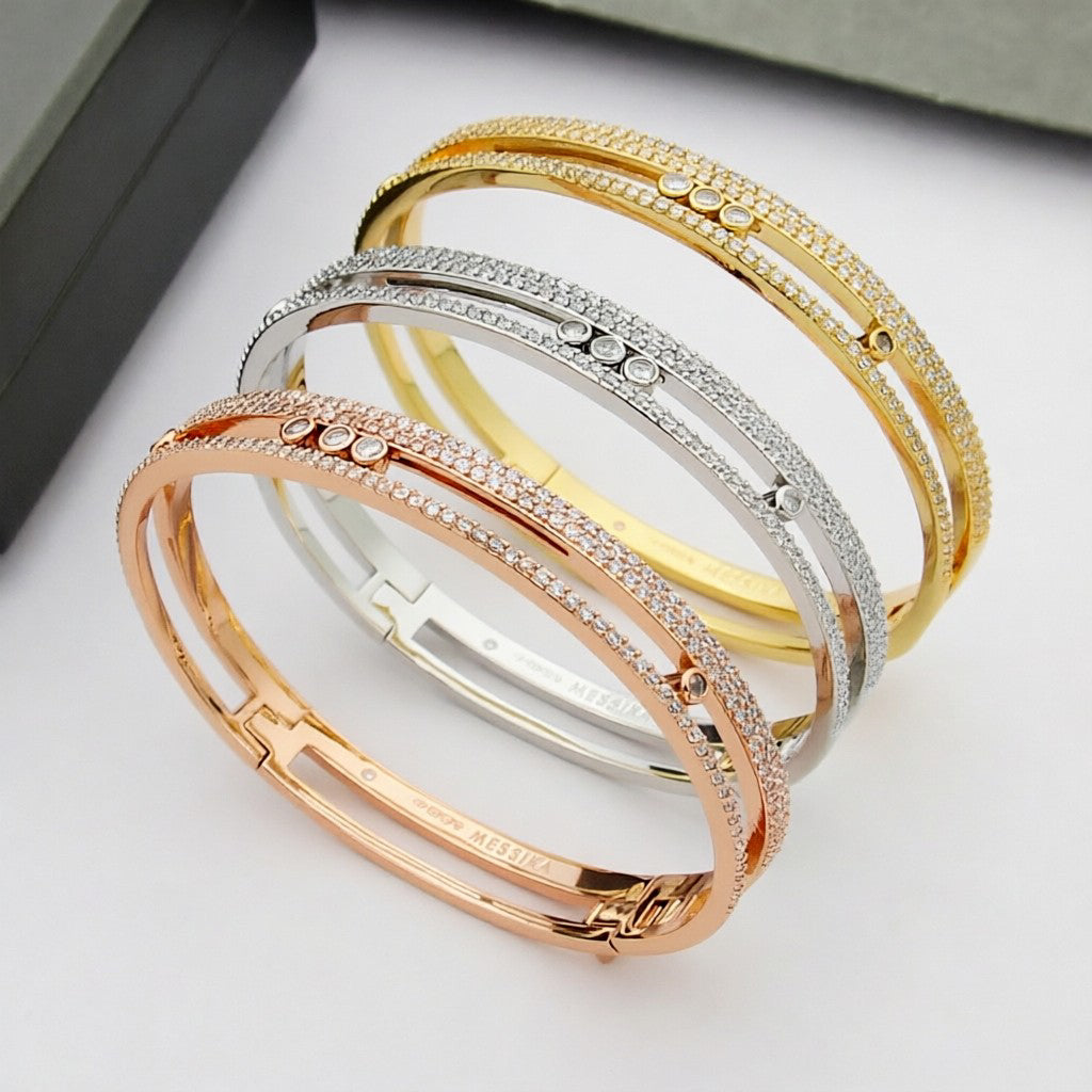 [Renovia Jewelry]Move Romane pavé bangle