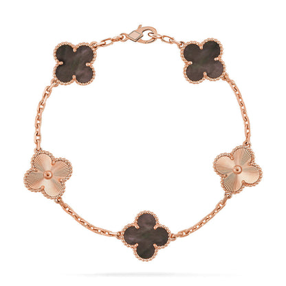 [Renovia Jewelry] CLOVER 5 MOTIF GRAY MOP BRACELET COLLECTION