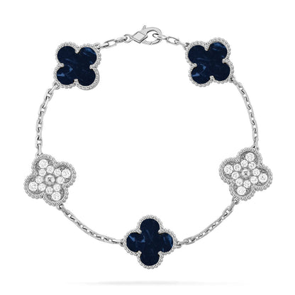 [Renovia Jewelry]CLOVER 5 MOTIF PIETERSITE BRACELET COLLECTION