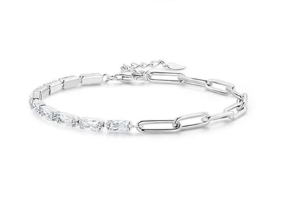 Platinum Zircon Bracelet