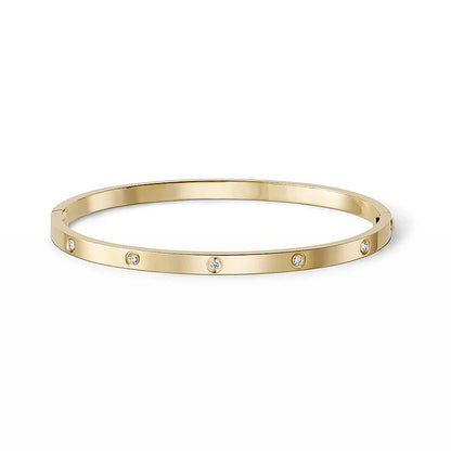 [Renovia Jewelry]LOVE BRACELET 3.65MM 10 DIAMONDS