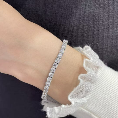 [Renovia Jewelry]TENNIS BRACELET WITH FULL DIAMOND SETTING