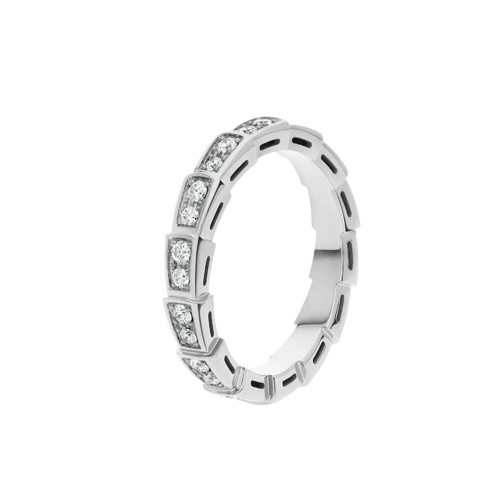 [Renovia Jewelry]SERPENTI RING SILVER DIAMOND PAVED 3MM