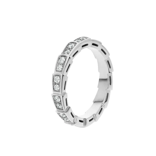 [Renovia Jewelry]SERPENTI RING SILVER DIAMOND PAVED 3MM