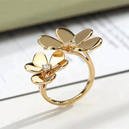 [Renovia Jewelry]CLOVER COMOS GOLD DIAMOND RING
