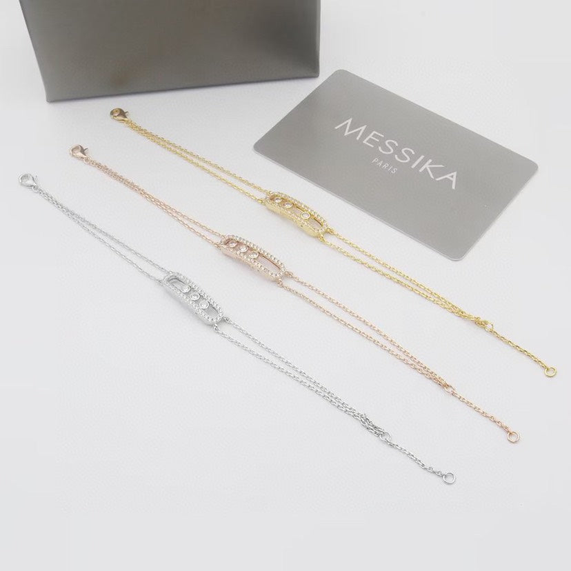 [Renovia Jewelry] Move Classique pavé bracelet