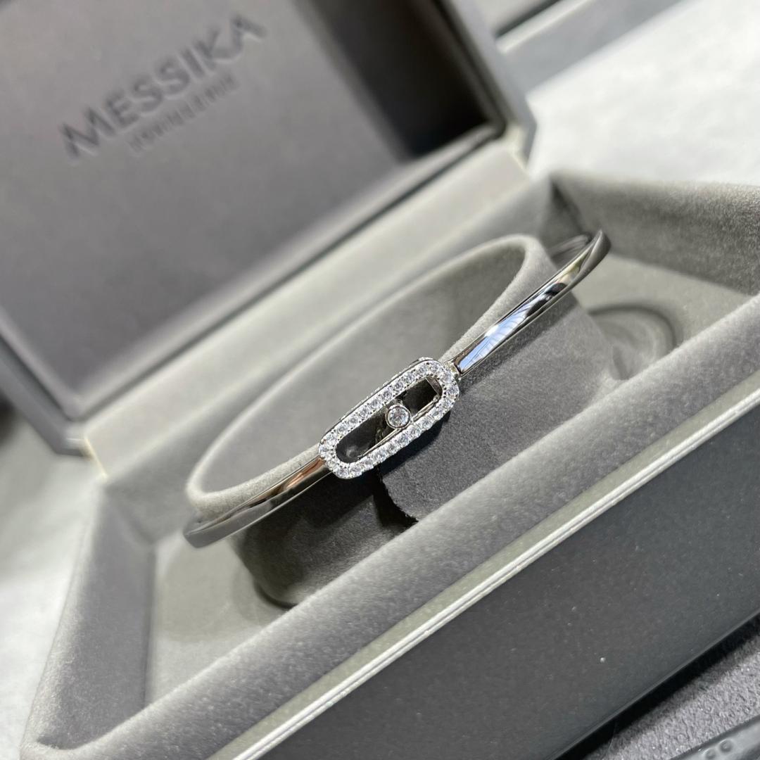 [Renovia Jewelry]Move Uno pavé flex bangle medium