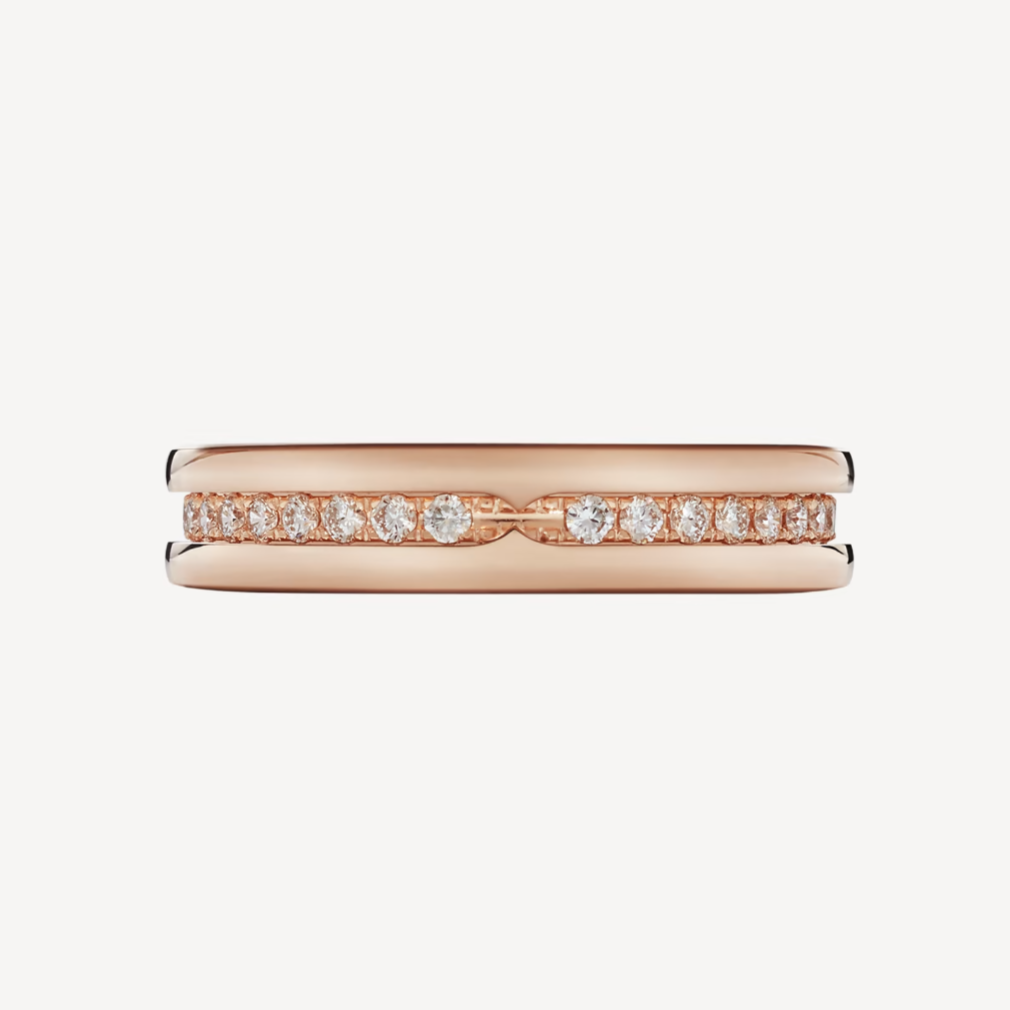 [Renovia Jewelry]ZERO 1 ONE-BAND PAVED DIAMONDS ON THE SPIRAL RING