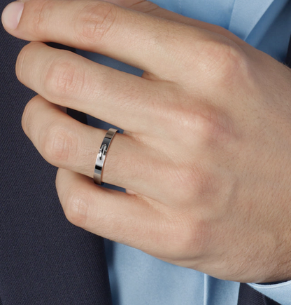 [Renovia Jewelry]ALLIANCE LIENS VIDENCE 3MM RING