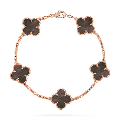 [Renovia Jewelry] CLOVER 5 MOTIF GRAY MOP BRACELET COLLECTION