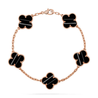 [Renovia Jewelry] CLOVER 5 MOTIF PULSAR STONE BRACELET COLLECTION