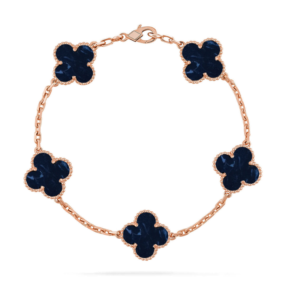 [Renovia Jewelry]CLOVER 5 MOTIF PIETERSITE BRACELET COLLECTION