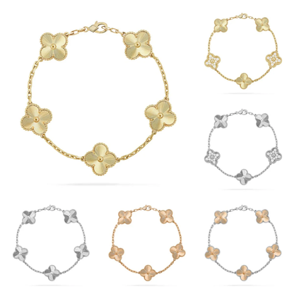 [Renovia Jewelry] CLOVER 5 MOTIF LASER BRACELET COLLECTION