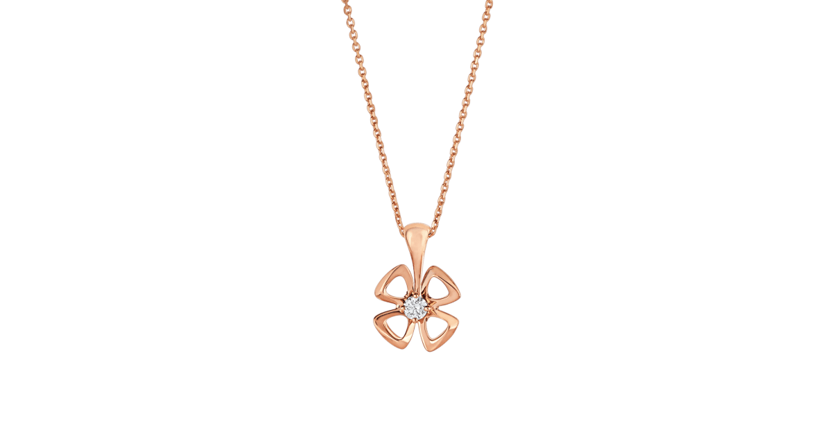 [Renovia Jewelry]FIOREVER NECKLACE DIAMOND CENTER