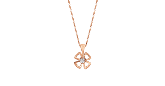 [Renovia Jewelry]FIOREVER NECKLACE DIAMOND CENTER