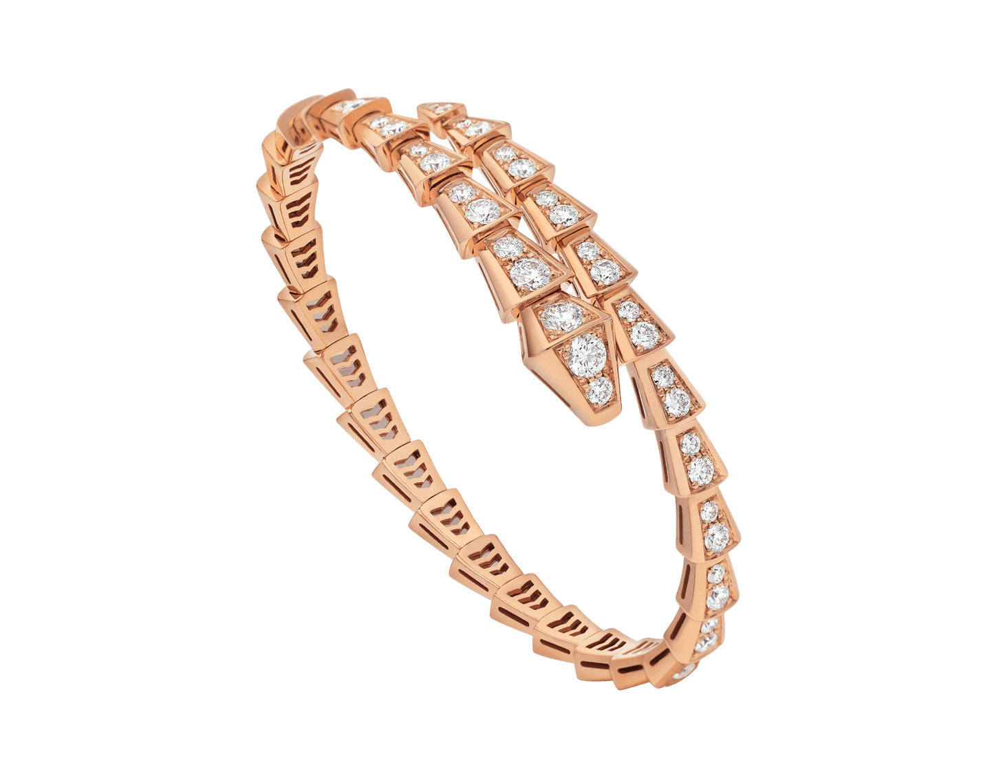 [Renovia Jewelry]SERPENTI BRACELET 6.8MM PINK GOLD DIAMOND