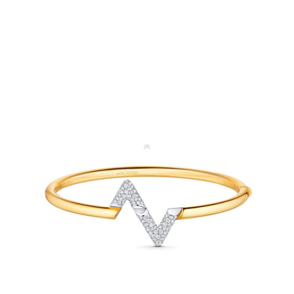 [Renovia Jewelry]VOLTE UPSITE DOWN GOLD DIAMOND BRACELET