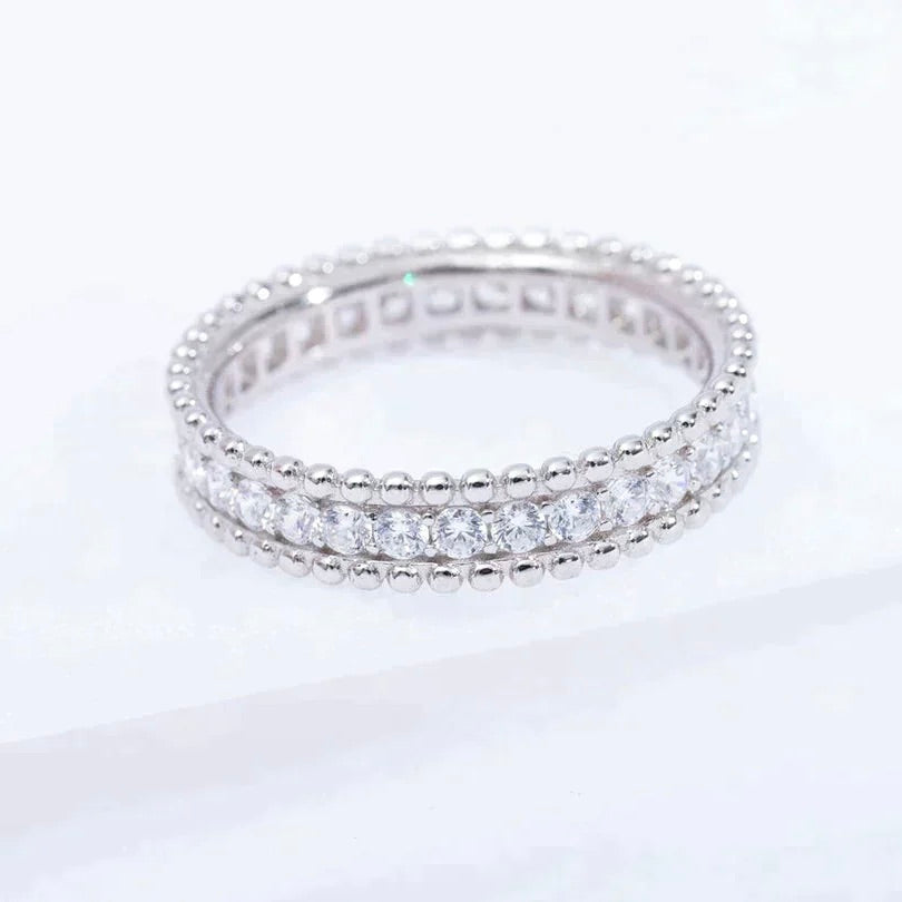 [Renovia Jewelry]PERLEE DIAMOND SILVER RING