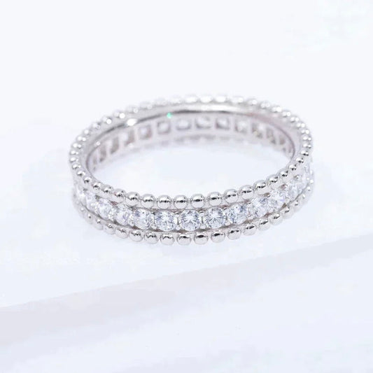 [Renovia Jewelry]PERLEE DIAMOND SILVER RING