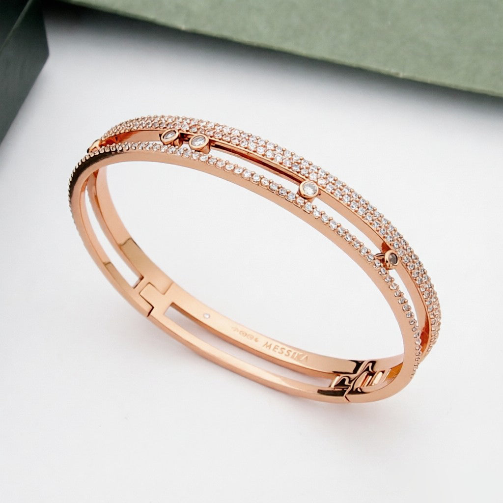 [Renovia Jewelry]Move Romane pavé bangle