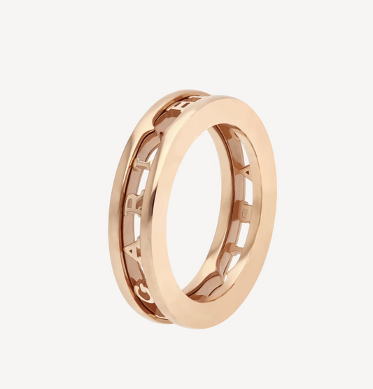 [Renovia Jewelry]ZERO 1 ONE-BAND WITH OPENWORK LOGO SPIRAL RING