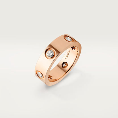 [Renovia Jewelry]LOVE 5.5MM 6 DIAMOND RING