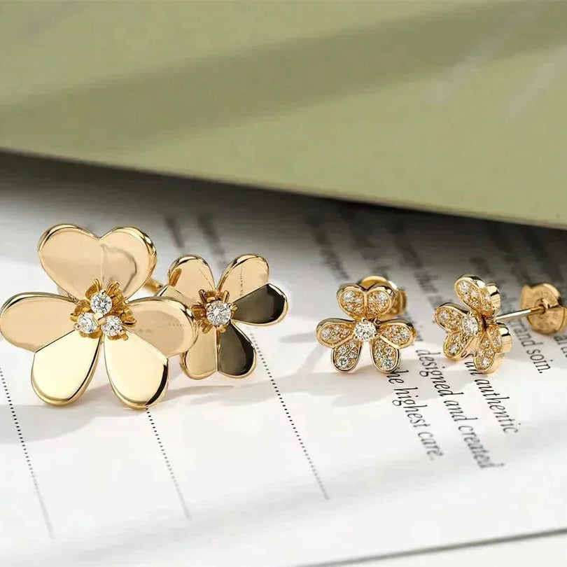 [Renovia Jewelry]CLOVER COMOS GOLD DIAMOND RING