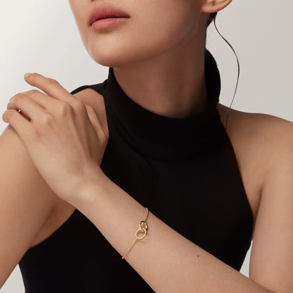 [Renovia Jewelry]LOVE BRACELET DOUBLE RING