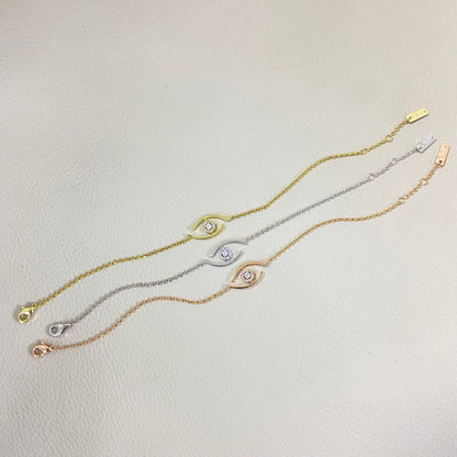 [Renovia Jewelry]Lucky Eye Pave-Set Diamond Bracelet