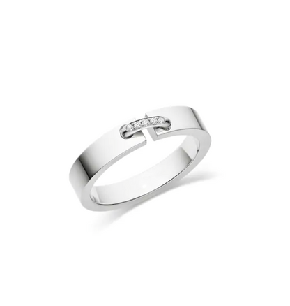 [Renovia Jewelry]ALLIANCE LIENS VIDENCE DIAMOND 4MM RING