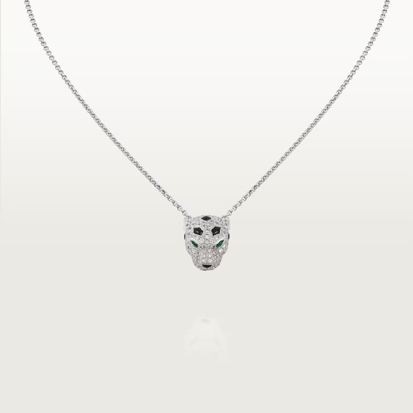 [Renovia Jewelry]PANTHERE FULL DIAMOND NECKLACE