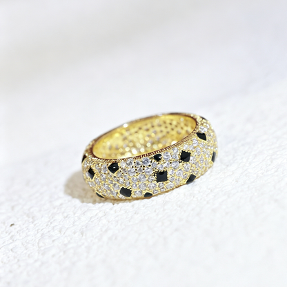[Renovia Jewelry]PANTHERE SPOTTED FULL DIAMOND RING