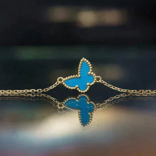 [Renovia Jewelry]BUTTERFLY TURQUOISE BUTTERFLY BRACELET