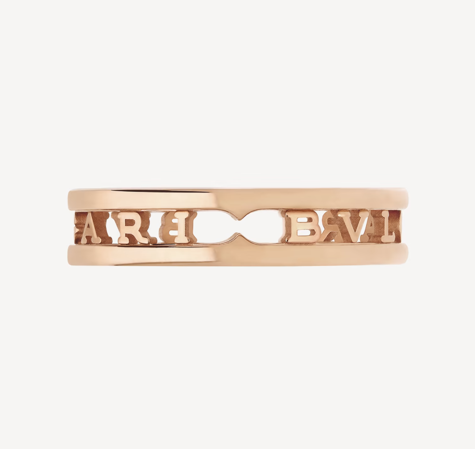 [Renovia Jewelry]ZERO 1 ONE-BAND WITH OPENWORK LOGO SPIRAL RING