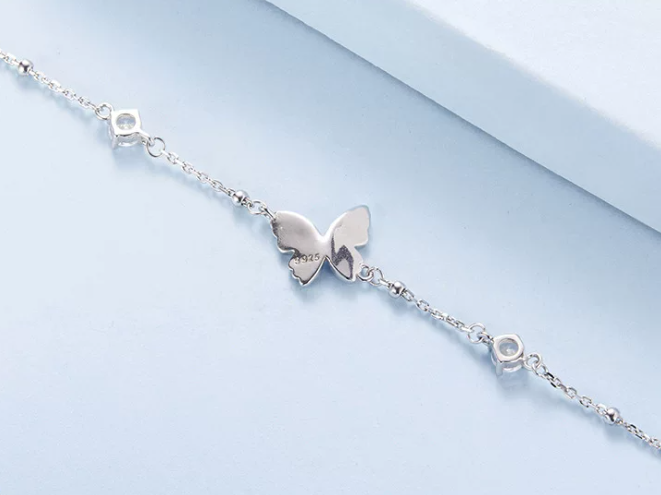 Blue Butterfly Bracelet