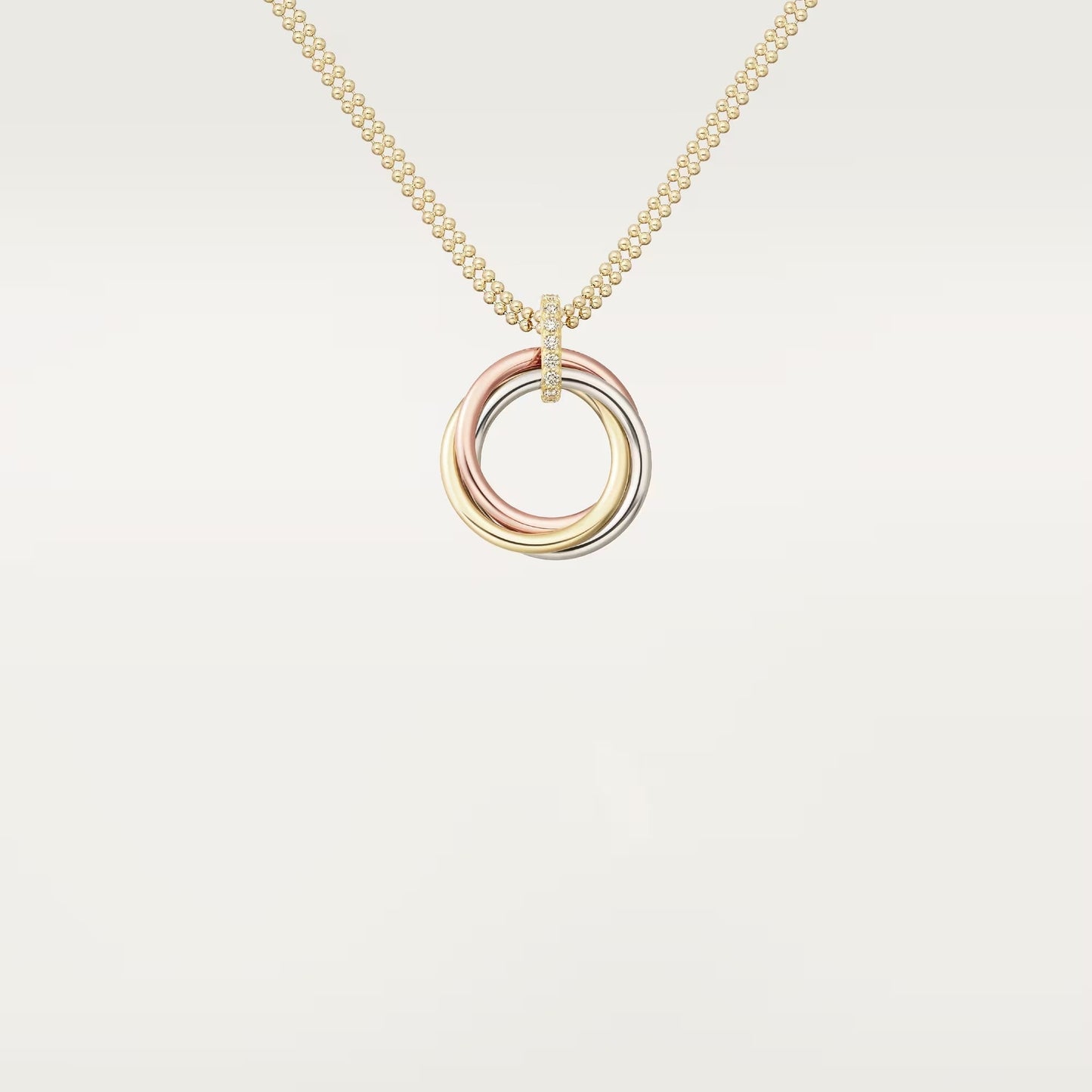 [Renovia Jewelry]TRINITY MEDIUM  DIAMONDS NECKLACE