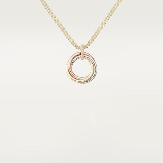 [Renovia Jewelry]TRINITY MEDIUM  DIAMONDS NECKLACE