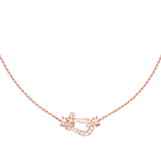 [Renovia Jewelry]FORCE 10 PINK GOLD DIAMOND NECKLACE