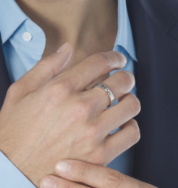 [Renovia Jewelry]ALLIANCE LIENS VIDENCE 4MM RING
