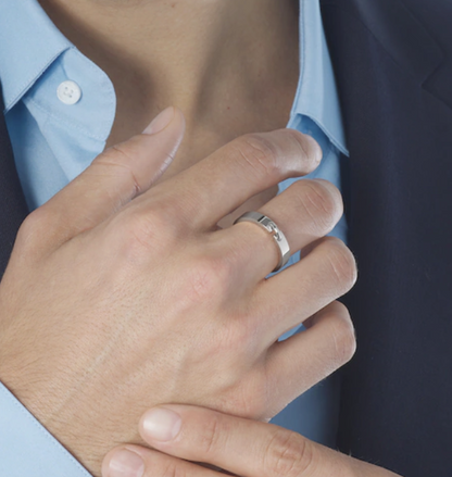 [Renovia Jewelry]ALLIANCE LIENS VIDENCE 4MM RING