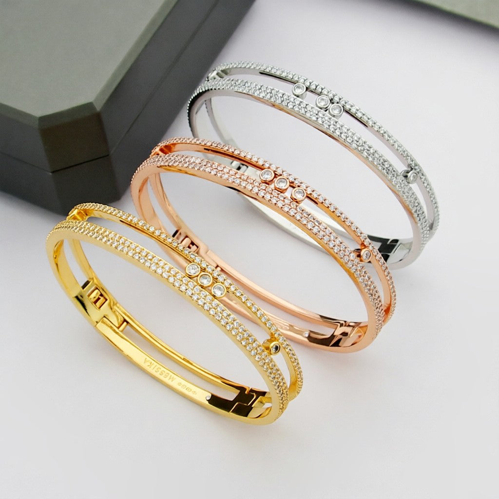[Renovia Jewelry]Move Romane pavé bangle