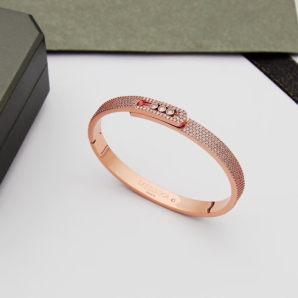 [Renovia Jewelry]Move Noa Full Pavé Diamond Bangle Bracelet